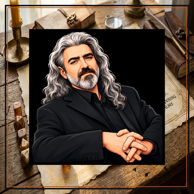 Fabio Porfidia Composed Episode Cover with Parchment Background & Title